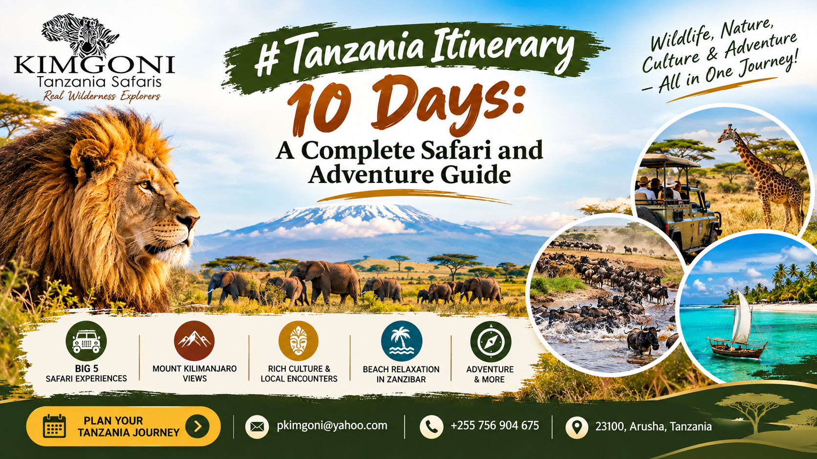 Tanzania Itinerary 10 Days