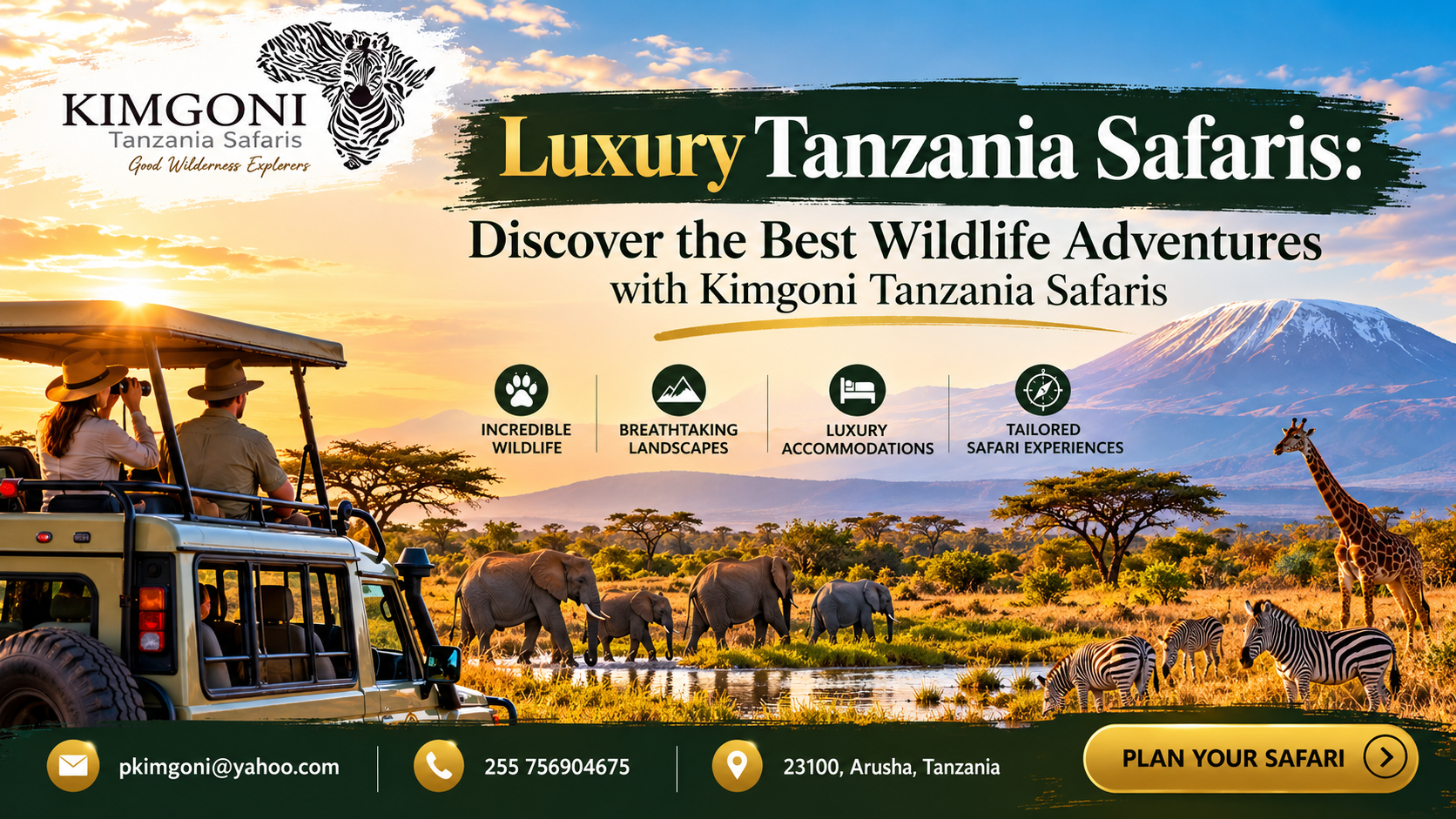 Luxury Tanzania safaris